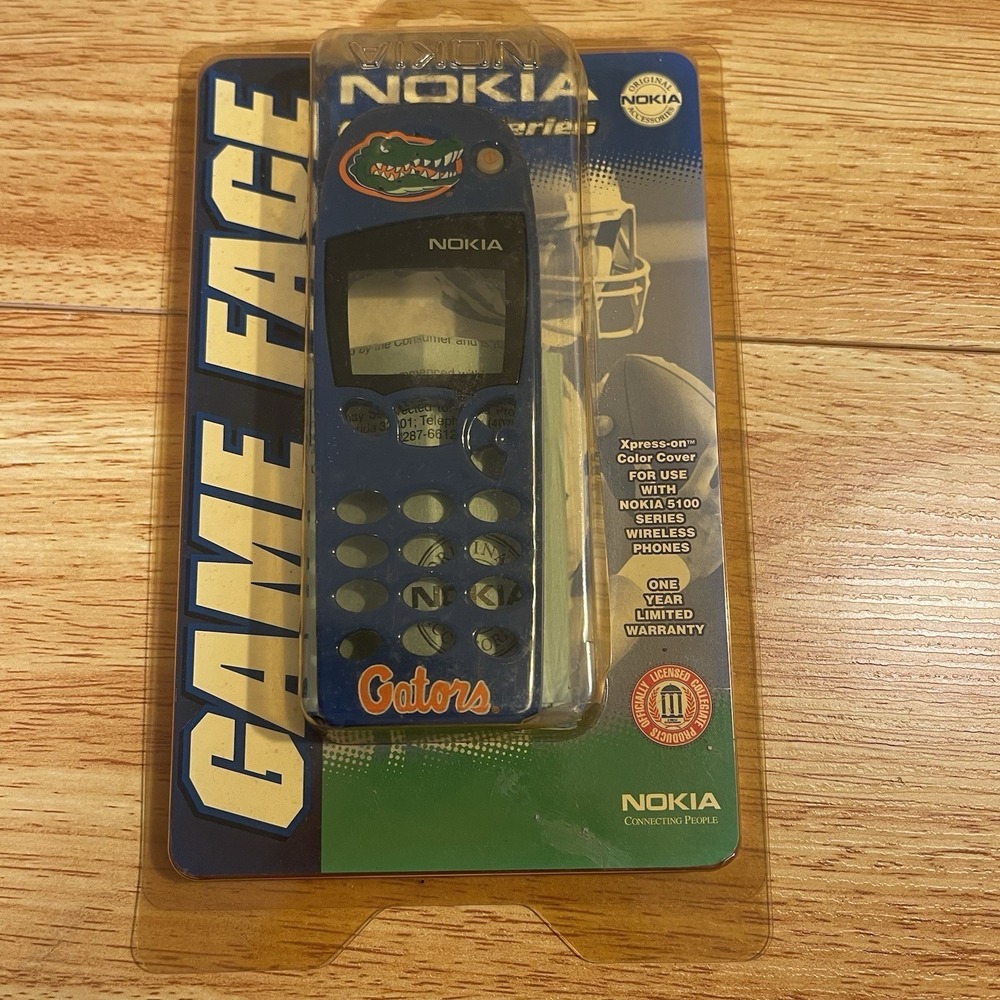 Nokia 5100 Series Xpress-on Color Cover Florida Game Face College Series New